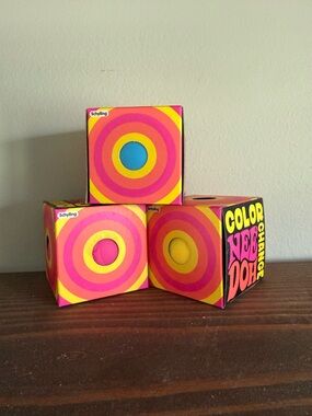 Color Change Nee Doh Sensory Fidget Toy by Schylling - Pink & Yellow & Blue